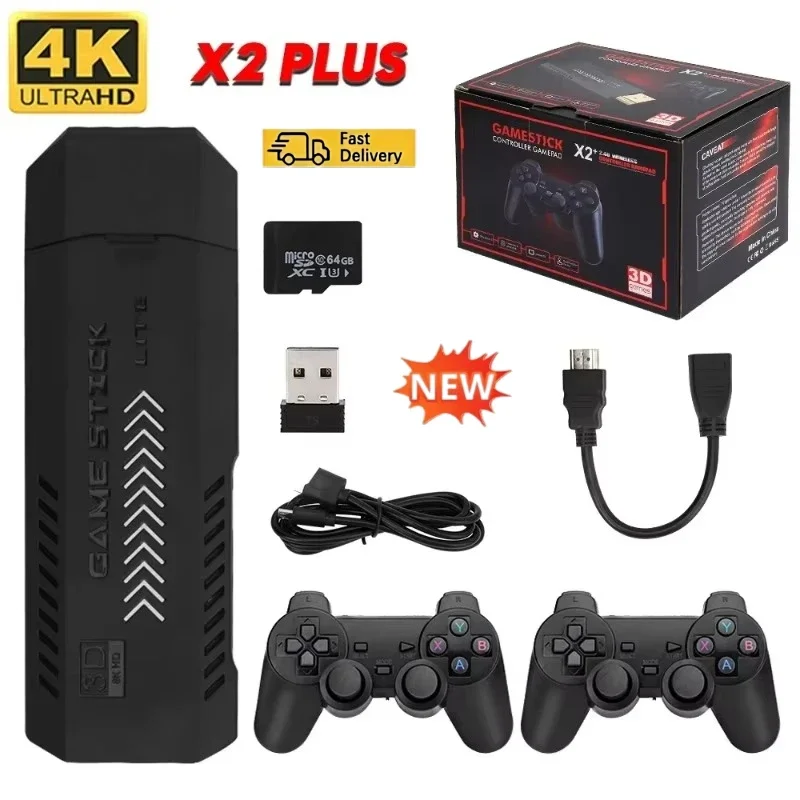 Retro Gaming N64 - Novo X2Plus GD10 Pro 4K Game