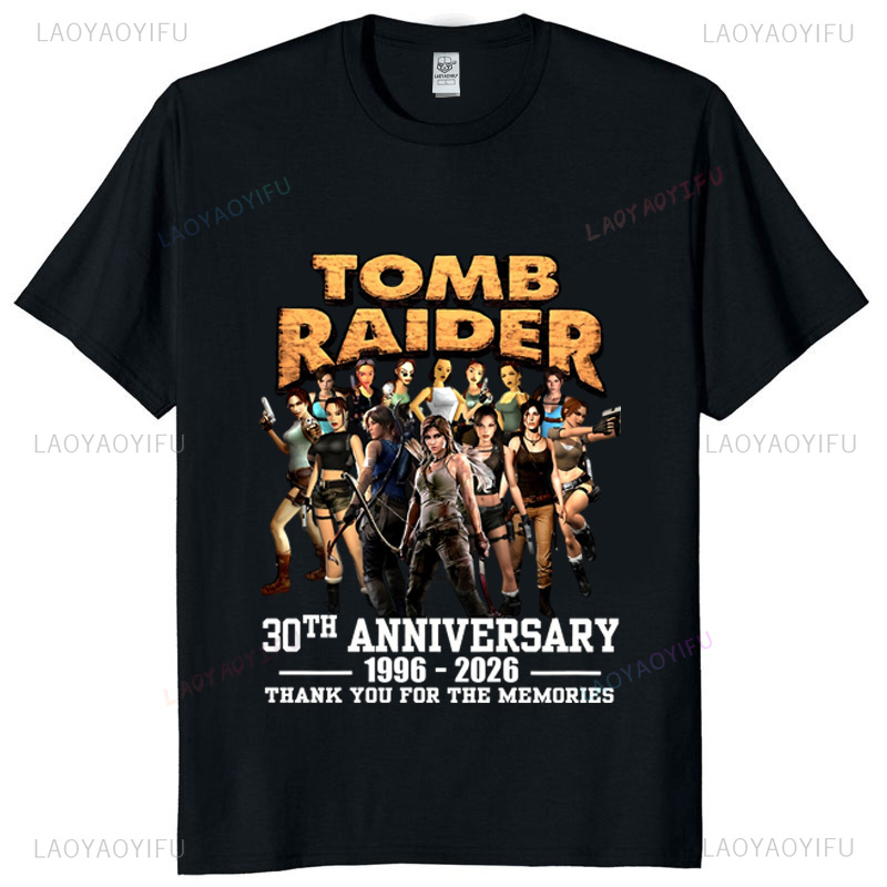 Tomb raider 30th aniversário u - Retro Gaming T Shirt avaliação e preço