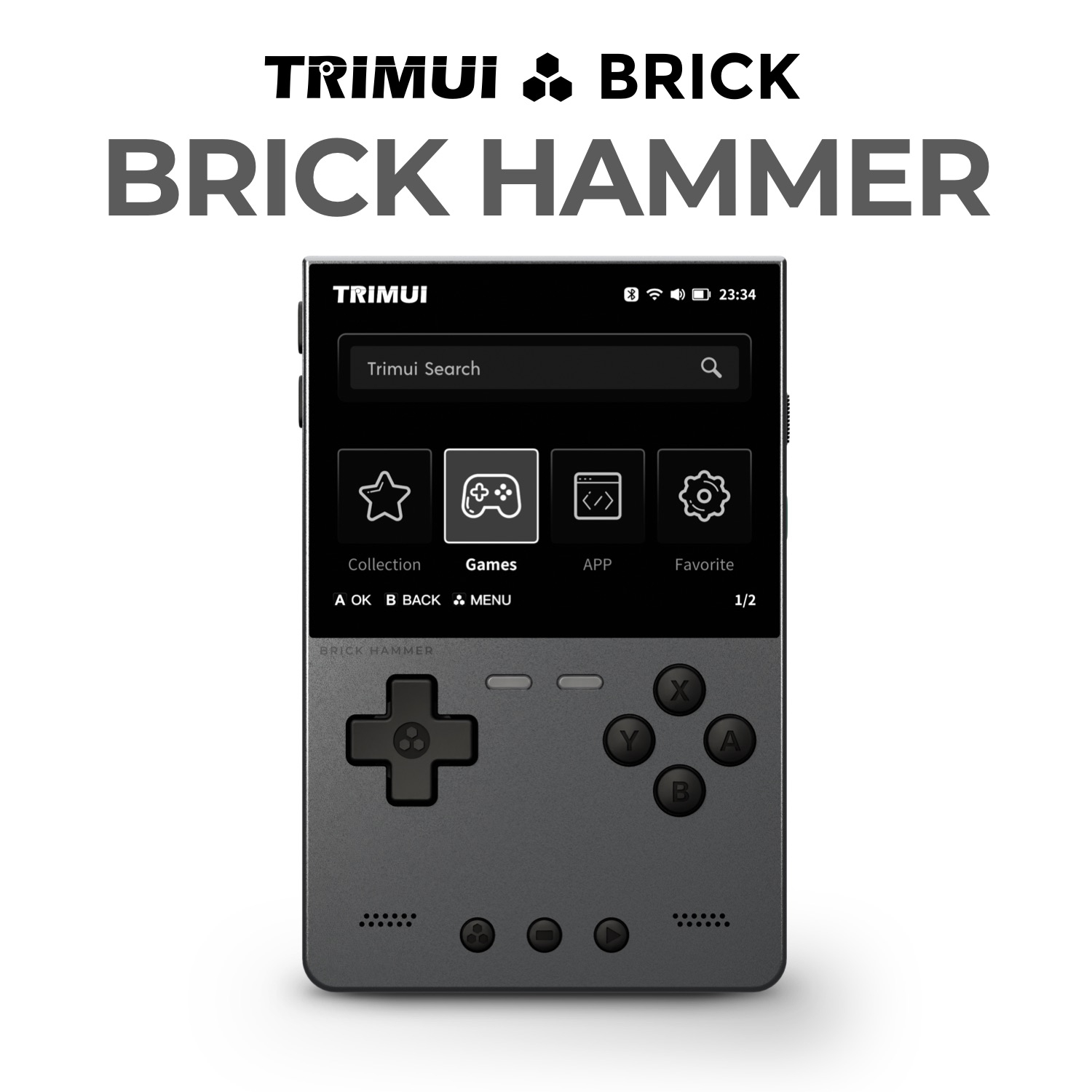 Console Trimui Brick Hammer co - Retro Gaming Kiosk avaliação e preço